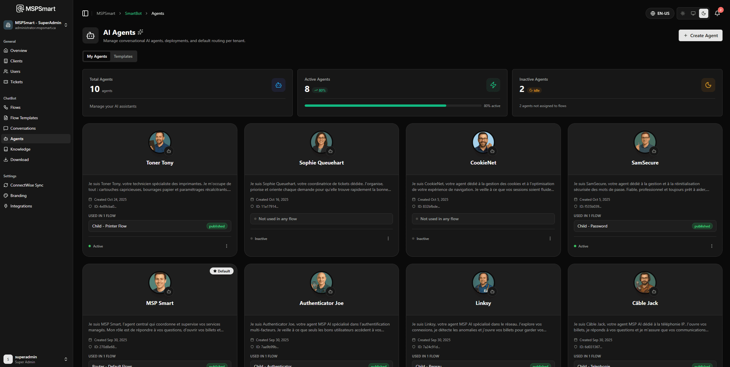 SmartBot Dashboard