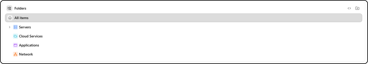 Credential Folders