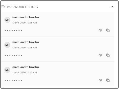 Password History